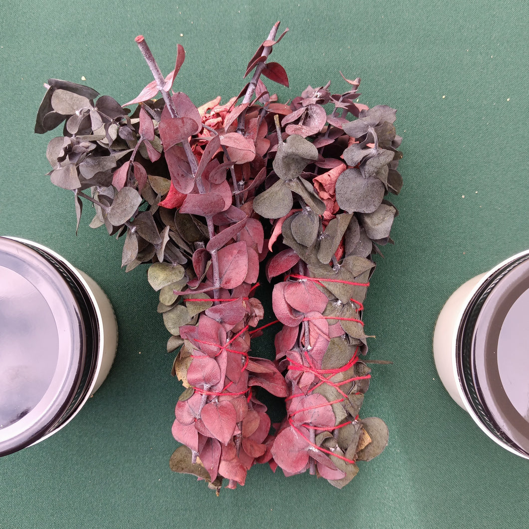 Red & Green Eucalyptus Bundle