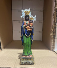 Load image into Gallery viewer, Erzulie Dantor / Boran / Santa Barbara/ Black Modonna Africana Statue
